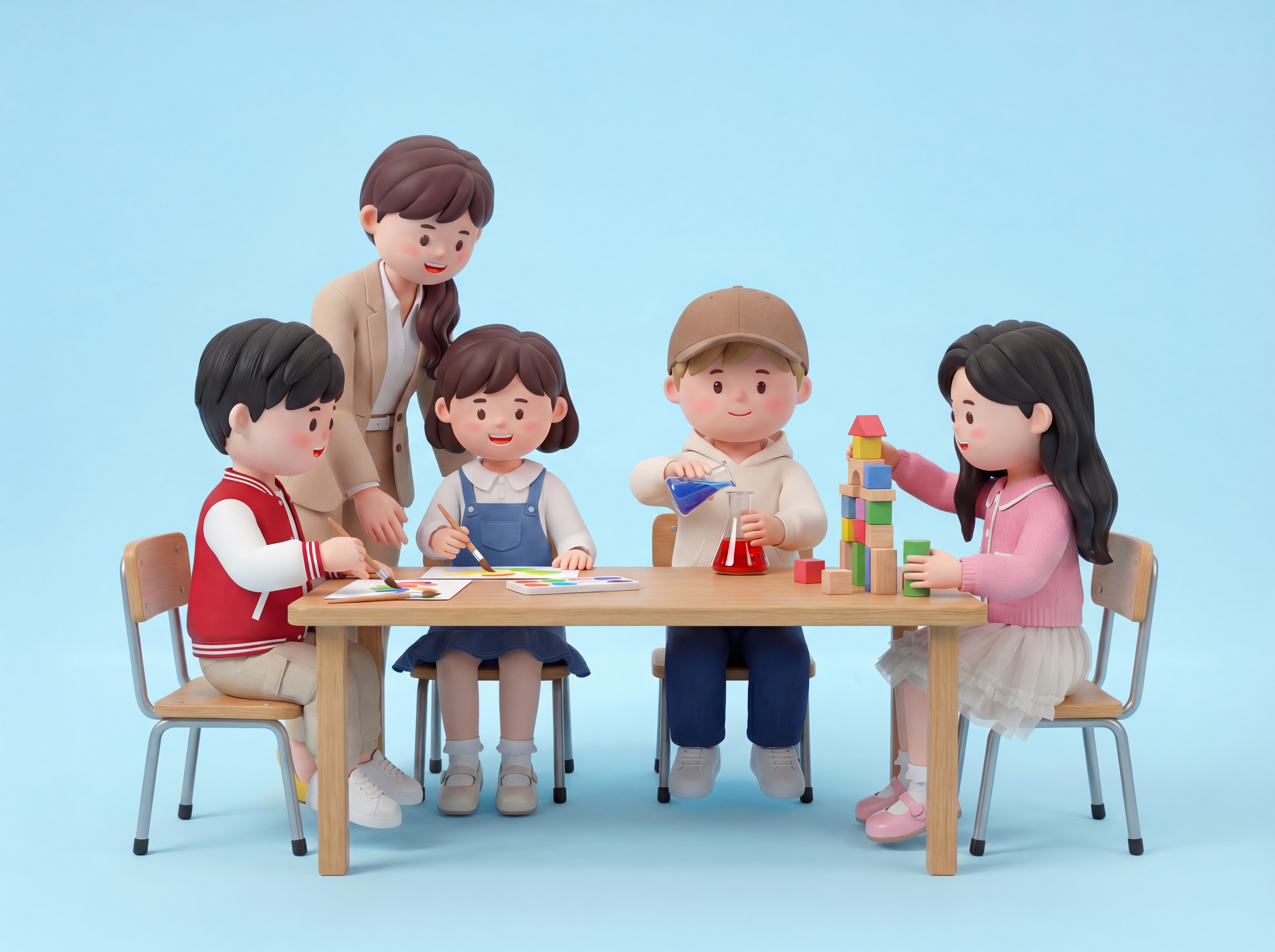 학원 교육 이미지